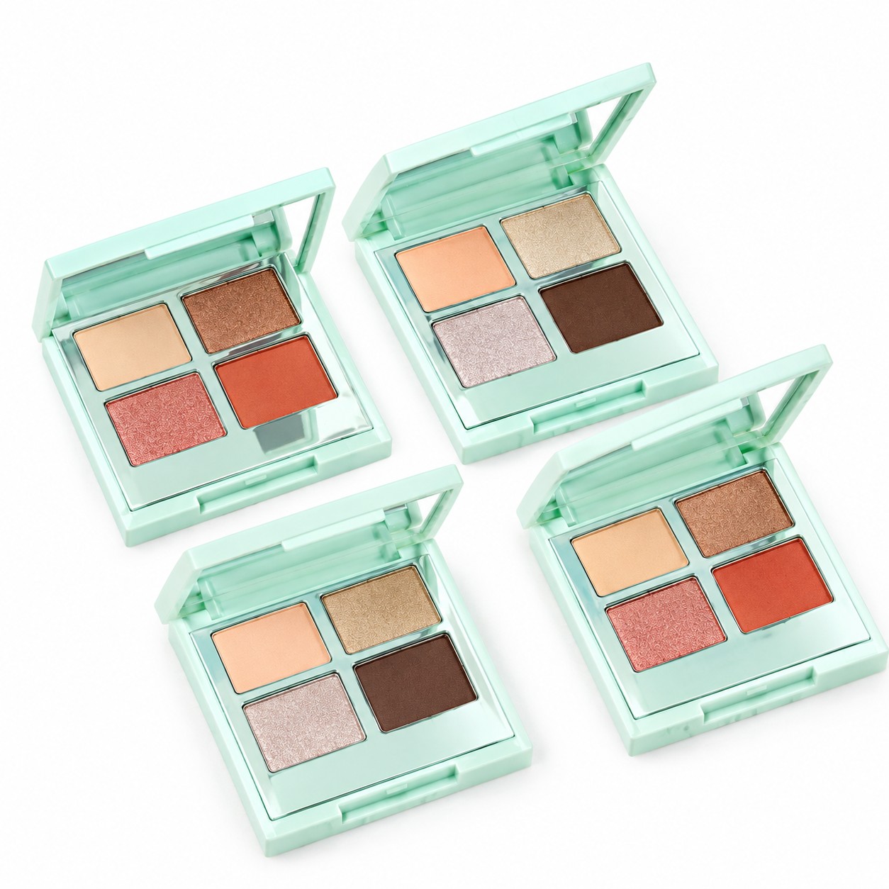 Four Color Eyeshadow Palette Design