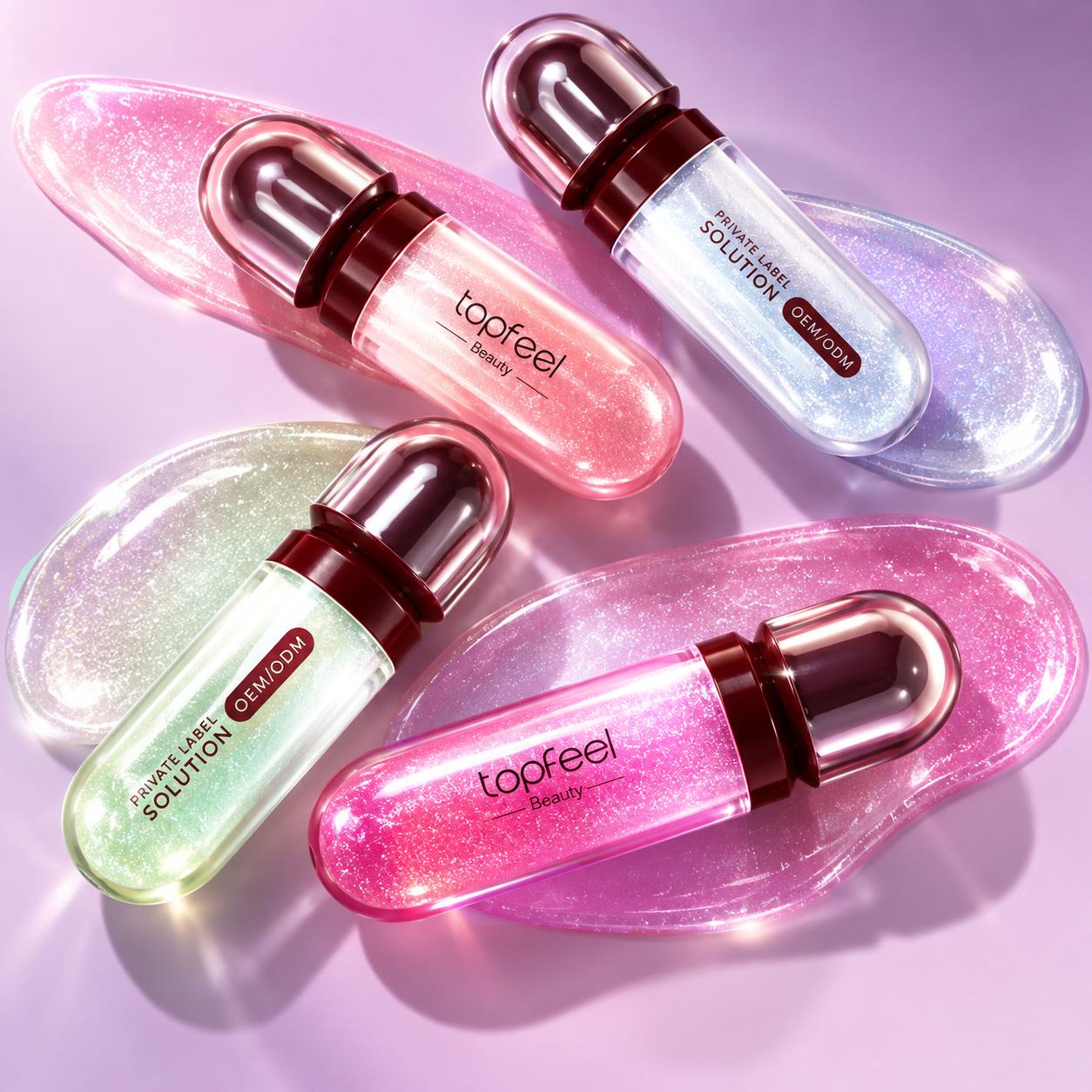 private label ph shimmer lip oil design