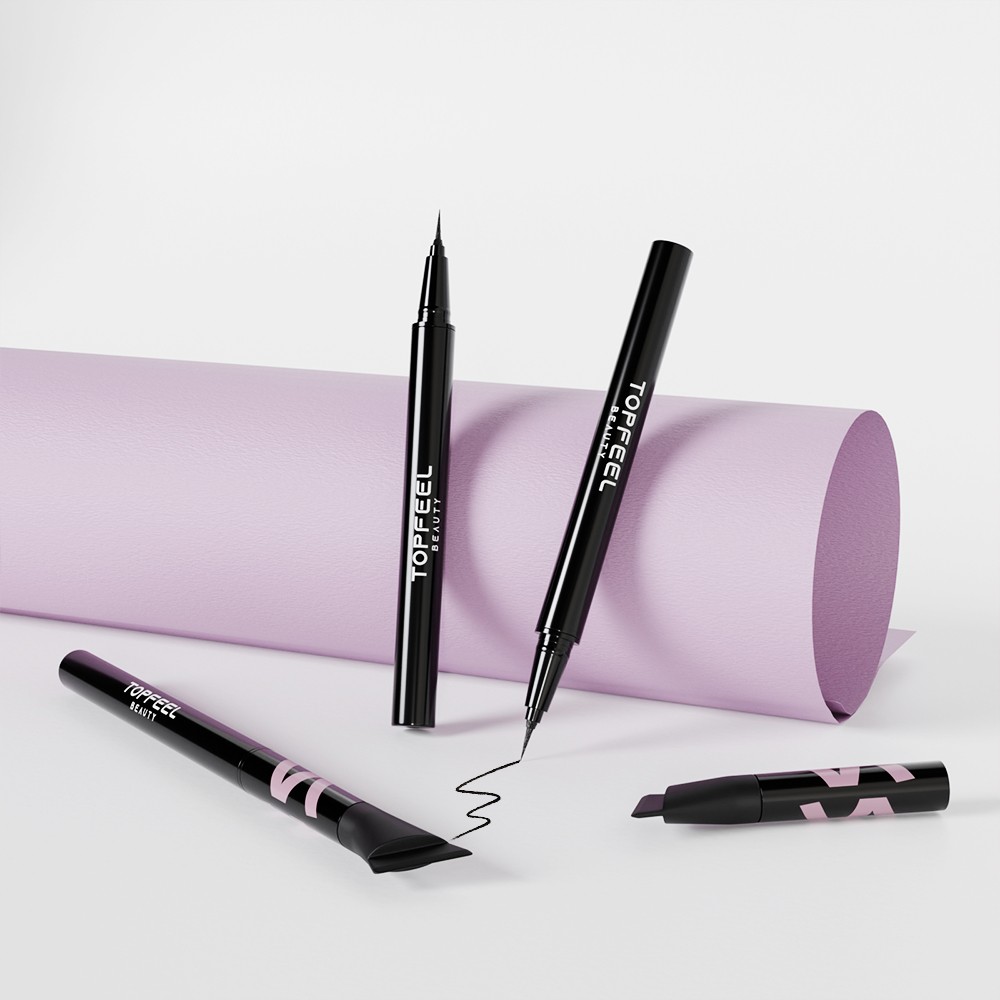 Liquid Eyeliner Pen with Silicone Blender