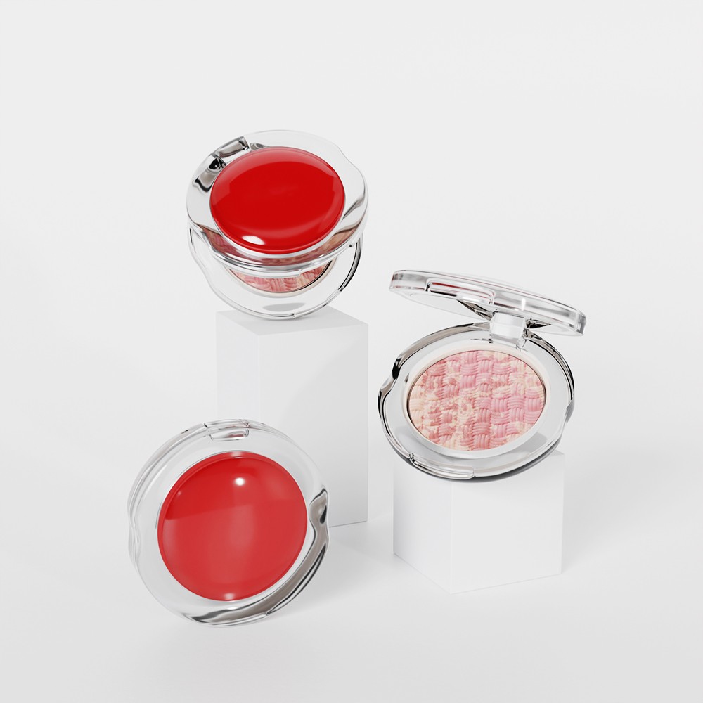 3-color Dimensional Botanical Formula Blush