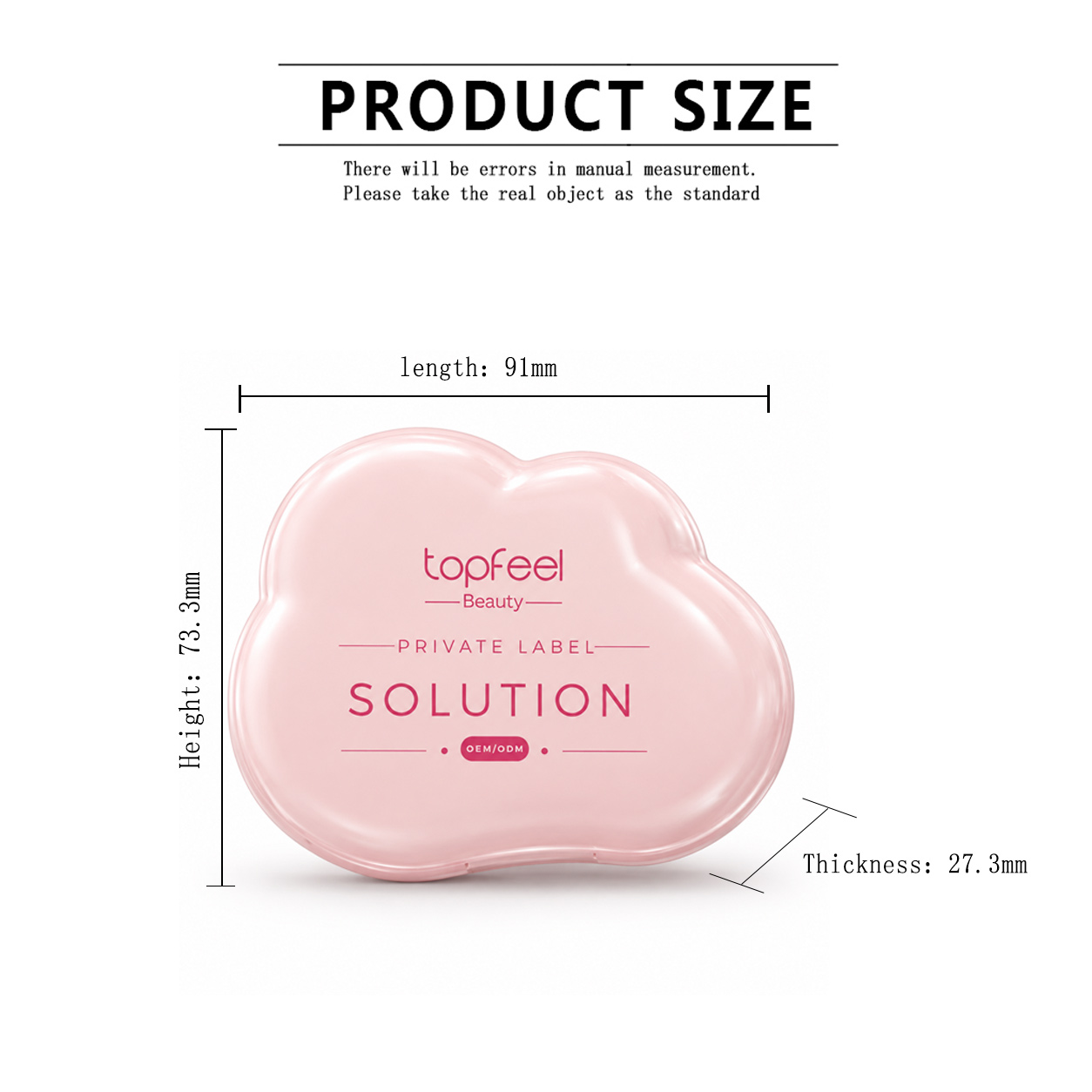 Cloud Cream Blush Palette Size