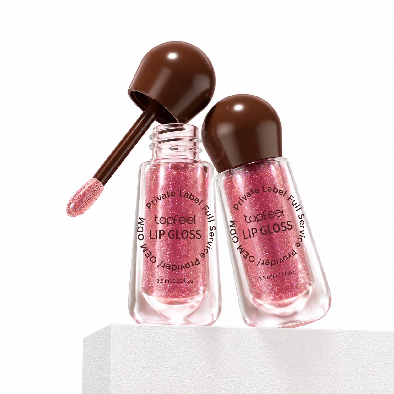shimmer lip gloss design